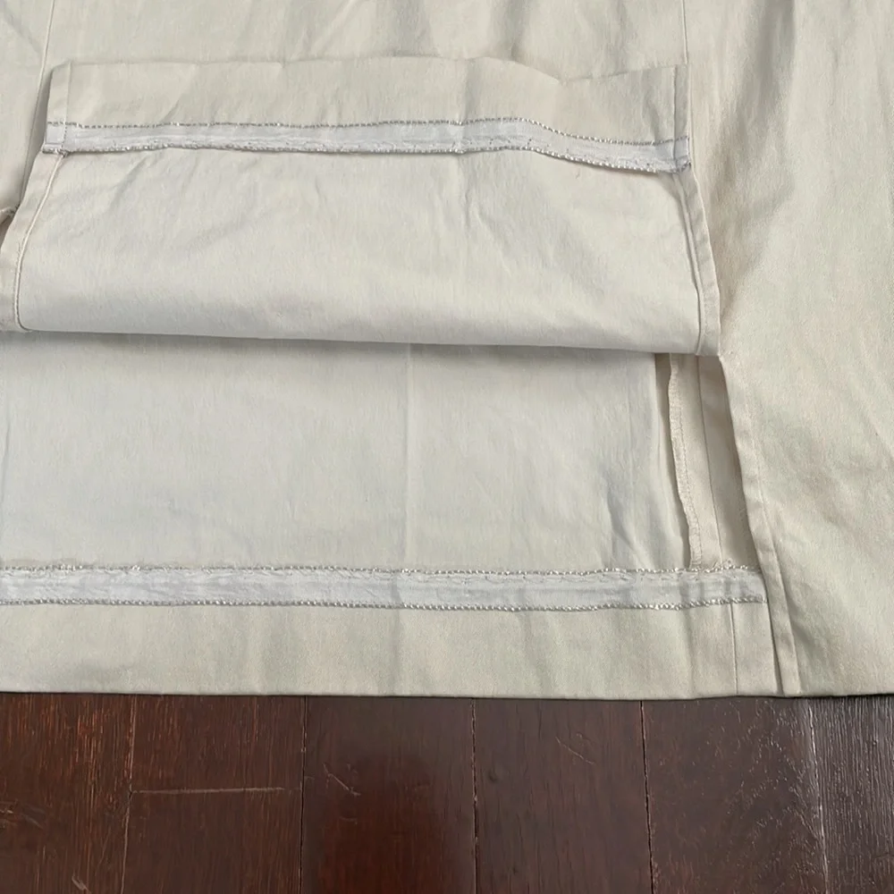 Women's Liz Claiborne Spaghetti Strap Dress With Slits And Built In Bra 10 - Picture 12 of 16